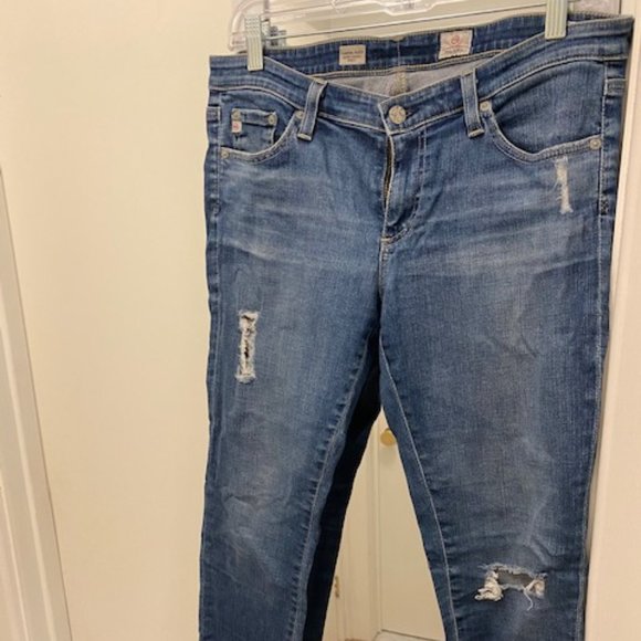 AG Adriano Goldschmed Distressed Legging Ankle - Picture 1 of 3